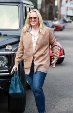REBEL WILSON Out for Lunch at San Vicente Bungalows 10/17/2024