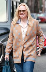 REBEL WILSON Out for Lunch at San Vicente Bungalows 10/17/2024