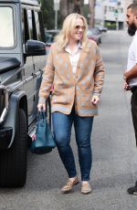 REBEL WILSON Out for Lunch at San Vicente Bungalows 10/17/2024