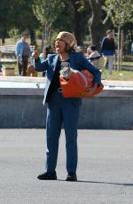 REHINA KING on the Set of Caught Stealing in New York 10/14/2024