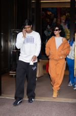 RIHANNA and A$AP Rocky Leaves Their Hotel in New York 10/09/2024