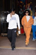 RIHANNA and A$AP Rocky Leaves Their Hotel in New York 10/09/2024