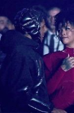 RIHANNA and ASAP Rocky Arrives at Moncler
