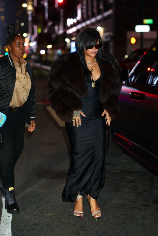RIHANNA and ASAP Rocky Celebrates His 36th Birthday in New York 10/03/2024
