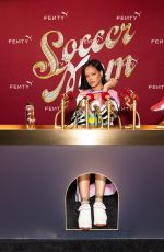 RIHANNA at Her Fenty x Puma Press Conference in Los Angeles 10/23/2024