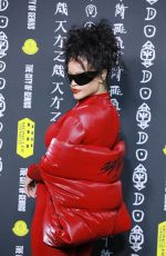 RIHANNA at Moncler