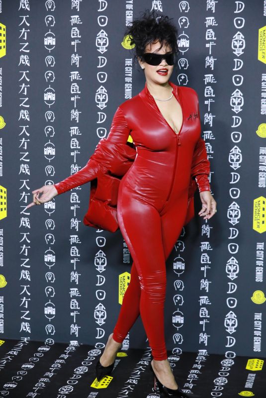 RIHANNA at Moncler