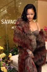 RIHANNA at Savage x Fenty Lavish Lace Debut at Nordstrom in Los Angeles 10/10/2024