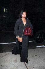 RIHANNA Out for Dinner with Friends at Giorgio Baldi in Santa Monica 10/24/2024