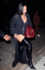 RIHANNA Out for Dinner with Friends at Giorgio Baldi in Santa Monica 10/24/2024