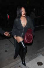 RIHANNA Out for Dinner with Friends at Giorgio Baldi in Santa Monica 10/24/2024