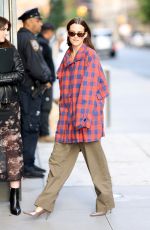 RILEY KEOUGH Arrives at The View in New York 10/09/2024