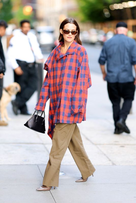 RILEY KEOUGH Arrives at The View in New York 10/09/2024