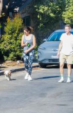 RINA MIMOUN Out for a Dog Walk in Los Feliz 10/12/2024