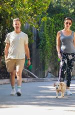 RINA MIMOUN Out for a Dog Walk in Los Feliz 10/12/2024