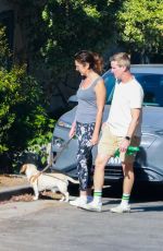 RINA MIMOUN Out for a Dog Walk in Los Feliz 10/12/2024