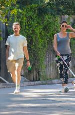RINA MIMOUN Out for a Dog Walk in Los Feliz 10/12/2024