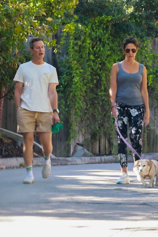 RINA MIMOUN Out for a Dog Walk in Los Feliz 10/12/2024