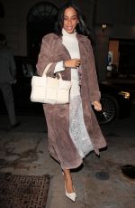 ROCHELLE HUMES Arrives at Eclusive Launch of Georgia Medley x Marina Raphael at Tramp in London 10/09/2024