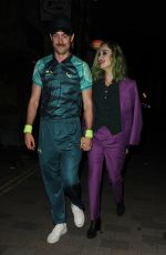 ROXY HORNER Arrives at Hallowzeem Party at The Conduit Club in Covent Garden 10/25/2024
