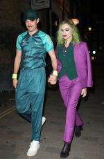 ROXY HORNER Arrives at Hallowzeem Party at The Conduit Club in Covent Garden 10/25/2024