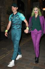 ROXY HORNER Arrives at Hallowzeem Party at The Conduit Club in Covent Garden 10/25/2024