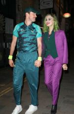 ROXY HORNER Arrives at Hallowzeem Party at The Conduit Club in Covent Garden 10/25/2024