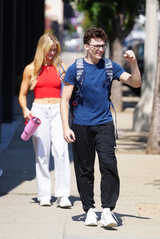 RYLEE ARNOLD Leaves Dancing With The Stars Rehearsal in Los Angeles 10/03/2024