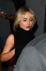 SABRINA CARPENTER Night Out in New York 10/06/2024