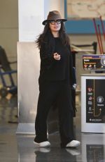 SALMA HAYEK Arrives at JFK Airport in New York 10/28/2024