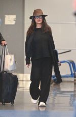SALMA HAYEK Arrives at JFK Airport in New York 10/28/2024