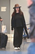SALMA HAYEK Arrives at JFK Airport in New York 10/28/2024