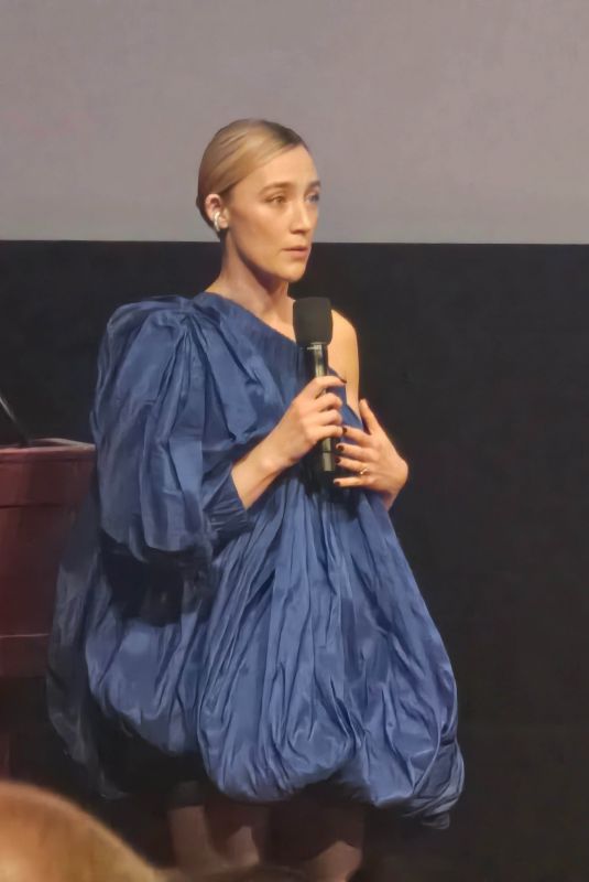 SAOIRSE RONAN at Linnwood Theater Screening of Outrun in Los Angeles 10/03/2024