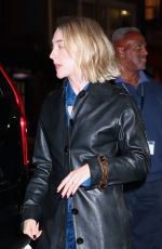SAOIRSE RONAN Night Out in New York 10/01/2024