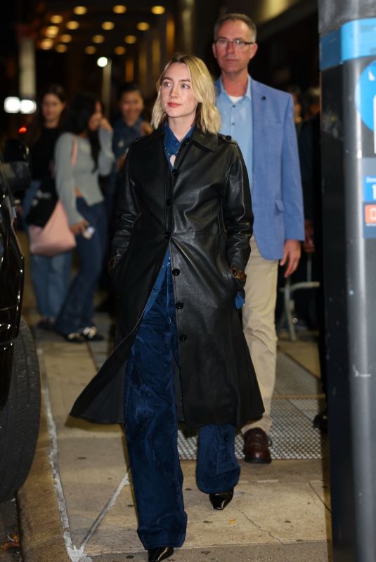 SAOIRSE RONAN Night Out in New York 10/01/2024