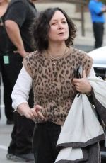 SARA GILBERT Arrives with Friends at Joni Mitchell Concert in Hollywood 10/20/2024
