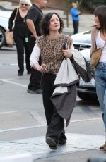 SARA GILBERT Arrives with Friends at Joni Mitchell Concert in Hollywood 10/20/2024