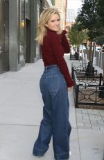 SARAH HAINES Arrives at The View TV Show in New York 10/07/2024