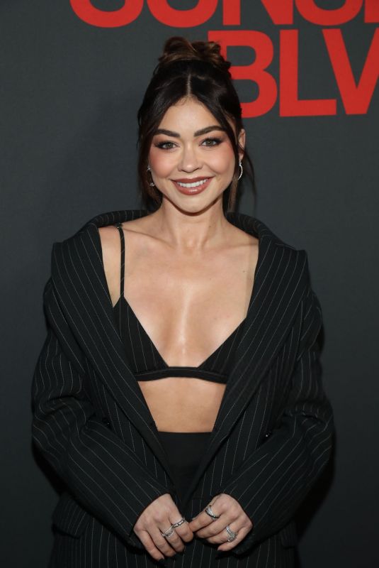 SARAH HYLAND at Sunset Blvd Opening Night Broadway at St. James Theatre in New York 10/20/2024