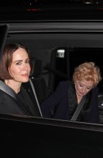 SARAH PAULSON and HOLLAND TAYLOR Leaves Chateau Marmont in Los Angeles 10/05/2024