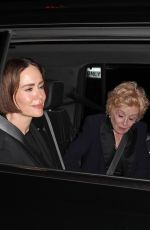 SARAH PAULSON and HOLLAND TAYLOR Leaves Chateau Marmont in Los Angeles 10/05/2024