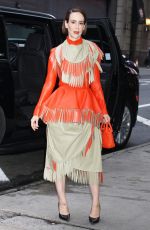 SARAH PAULSON Arrives at Good Morning America in New York 10/03/2024
