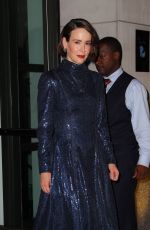 SARAH PAULSON Leaves Whitby Hotel in New York 10/02/2024