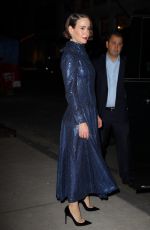 SARAH PAULSON Leaves Whitby Hotel in New York 10/02/2024
