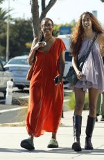 SASHA and MALIA OBAMA Out for Lunch with Friends at Loupiotte Kitchen in Los Angeles 09/28/2024