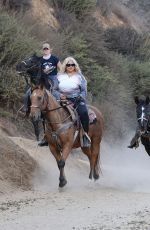 SAWEETIE and SHYGIRL at Horseback Riding at Sunset Ranch on Hollywood Hills 10/15/2024