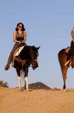SAWEETIE and SHYGIRL at Horseback Riding at Sunset Ranch on Hollywood Hills 10/15/2024