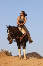 SAWEETIE and SHYGIRL at Horseback Riding at Sunset Ranch on Hollywood Hills 10/15/2024