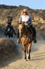 SAWEETIE and SHYGIRL at Horseback Riding at Sunset Ranch on Hollywood Hills 10/15/2024
