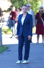SCARLETT JOHANSSON and Rupert Friend on the Set of Jurassic World Rebirth in Brooklyn 10/21/2024